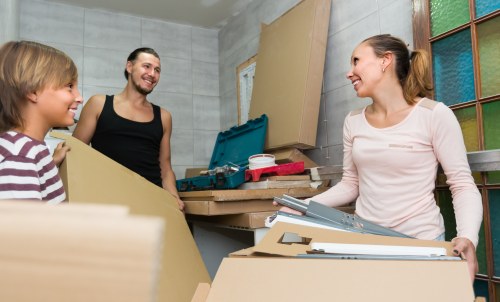 Professional removal team handling a local move in Wimbledon