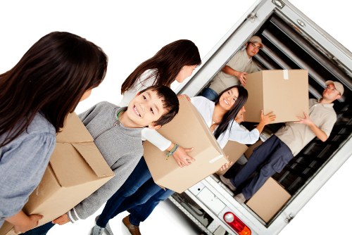 Professional man and van service helping with a local Wimbledon move