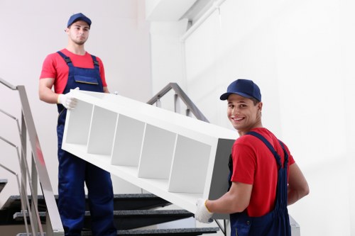 Careful loading of household furniture during a Wimbledon move