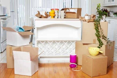 Office relocation and delivery service in Wimbledon with a van