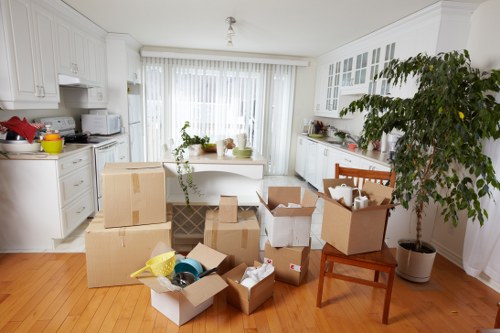 Customer booking process for a UK moving service