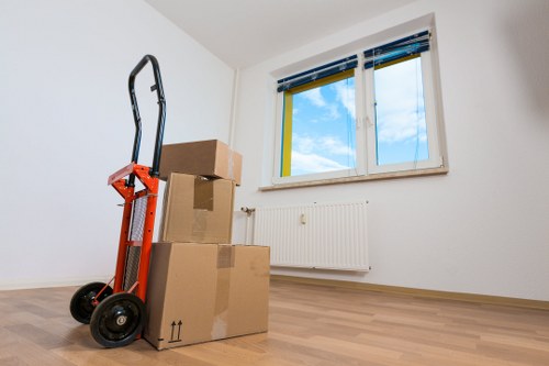 Careful packing materials used by Wimbledon moving specialists