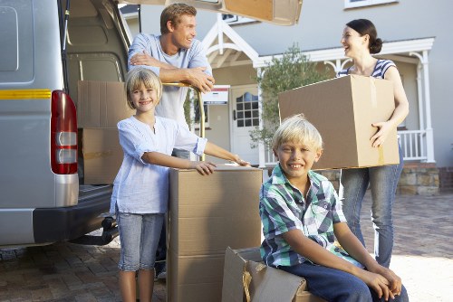 Local Wimbledon moving van for office relocation