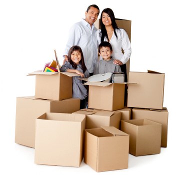 Furniture being carefully moved from a Wimbledon family home